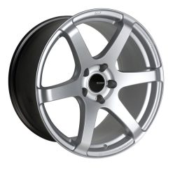 Enkei T6S 18x8.5 45mm Offset 5x100 Bolt Pattern 72.6 Bore Matte Silver Wheel
