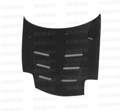 Seibon 93-02 Mazda RX7 FD3S TS Style Carbon Fiber Hood - Image 4