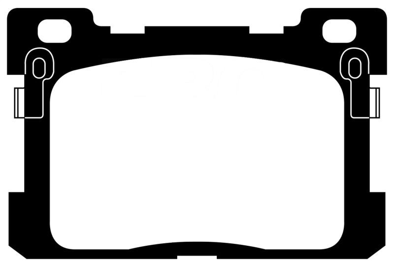 EBC 2017+ Genesis G90 5.0L Yellowstuff Rear Brake Pads - Image 2