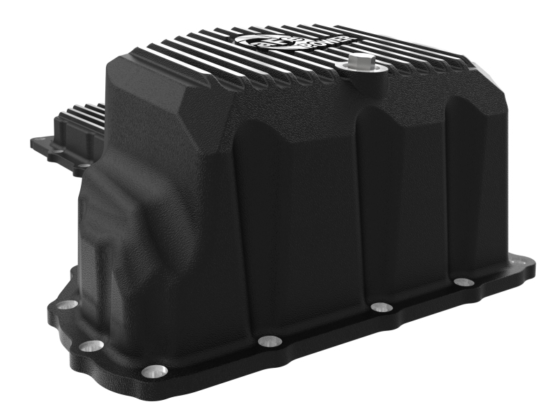 aFe 20-25 GM Diesel V8-6.6L L5P Engine Oil Pan w/ Machined Fins - Image 6