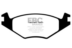 Alternative view of EBC 84-95 Volkswagen Golf 1.8 Yellowstuff Front Brake Pads