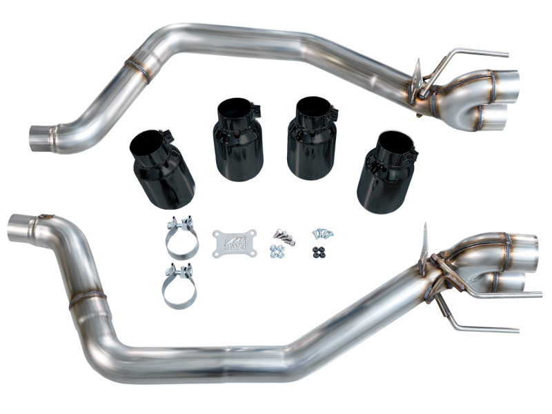 AWE Tuning 05-07 C6 Chevrolet Corvette 6.0L Track Edition Axle-Back Exhaust w/ Diamond Black Tips - Image 10