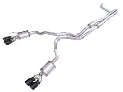 AWE 2021+ Chevy Tahoe/GM Yukon 6.2L 0FG Edition Cat Back Exhaust - Quad Diamond Black Tips