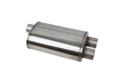 Corsa PRO-Series Tuned 304SS Muffler 2.5in Single Inlet / Dual Outlet - 19in OAL