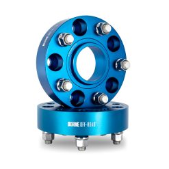 Mishimoto Borne Off-Road Wheel Spacers - 5x127 - 71.6 - 38.1mm - M14 - Blue - Image 5