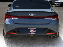 aFe Takeda Axle-Back Exhaust System Hyundai Elantra N Line 21-25 L4-1.6L- Black Tip - Image 4