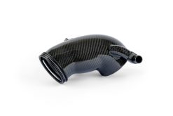 Alternative view of Dinan 25-27 BMW M340i/M440i (G20/G21/G22/G23/G26) Gen3 B58 Carbon Fiber Turbo Inlet Pipe