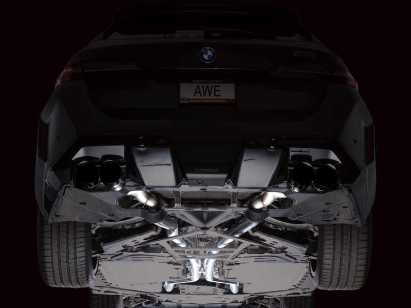 AWE Tuning BMW G90/G99 M5 Touring Edition Cat-Back Exhaust - Diamond Black Tips - Image 20