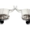 Dinan 11-16 BMW 550i (F10) Free Flow Axleback Exhaust System - Black Tips