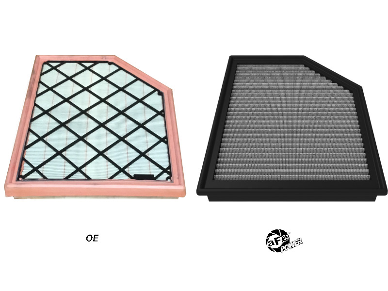 aFe 23-24 GM Colorado/Canyon L4-2.7L (t) Magnum FLOW Pro DRY S Air Filter - Image 3