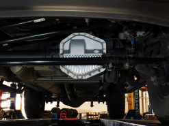aFe POWER Street Series Front Diff Cover Raw w/ Machined Fins Ford F-250/350 23-26(Dana M235) - Image 3