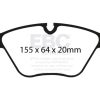 EBC 04-06 BMW X3 2.5 (E83) Greenstuff Front Brake Pads