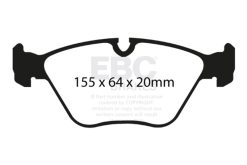 Alternative view of EBC Racing 04-11 BMW X3 3.0L (E83) RP-X Front Brake Pads