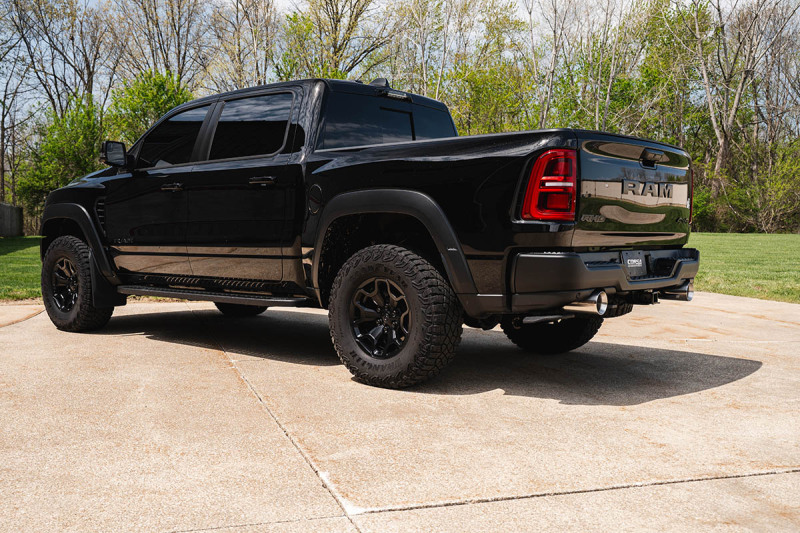 Corsa 25-26 RAM 1500 RHO Crew Cab 3.0L Turbo Cat-Back Dual Rear Exit w/ 5in Single Satin Pro Series - Image 2