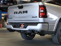 aFe Vulcan Series Cat-Back Exhaust System RAM 1500 2025 V6-3.0L (tt)- Black Tips - Image 4
