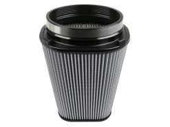 Alternative view of aFe Magnum FORCE Intake Rplcmnt Air Filter(7-1/2x5-1/2)IN F x (9x7)IN B x (5-3/4x3-3/4)IN T x 10IN H