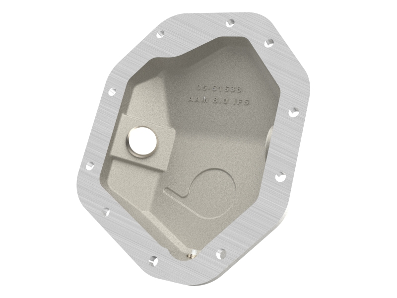 aFe 19-25 GM Trucks Front Diff Cover - Raw w/ Machined Fins - Image 3