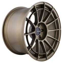 Alternative view of Enkei NT03RR 18x10.5 5x114.3 15mm Offset 75mm Bore Titanium Gold Wheel