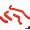 do88 Volvo C30/C70/S40/V50 Turbo 04-13 Heater Hoses Red
