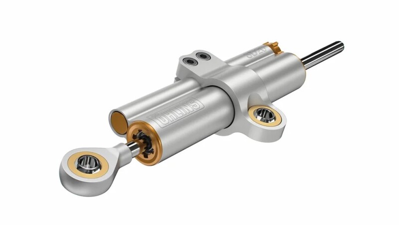 Ohlins Universal Steering Damper - Stroke 70 - Titanium - Image 2