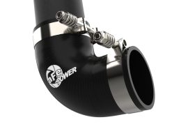 aFe 23-24 Ford F250/F350 Super Duty V8-6.7L BladeRunner 3 In. Aluminum Cold Charge Pipe- BLK - Image 5
