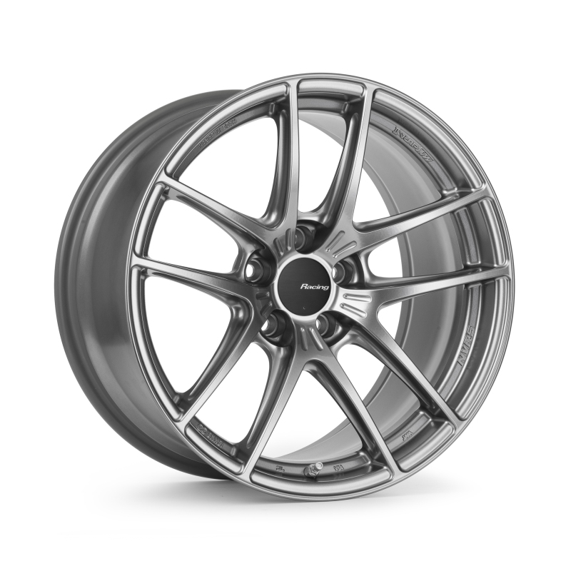 Enkei NVR5 18x8in / 5x100 BP / ET45 / 75mm Bore - Dark Hyper Silver Wheel