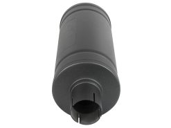 aFe MACH Force-Xp 409 SS Muffler w/ Black finish 2-1/2in Inlet & Outlet 14in x 16in Diameter - Image 3