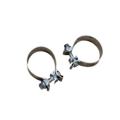 Kooks 3in Oval Clamp In Center/Center Muffler 18in Long Body Polished Stainless Steel - Image 6