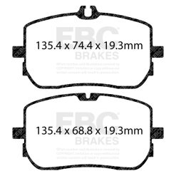 Alternative view of EBC 2019+ Mercedes-Benz A220 Sedan (V177) 2.0L Turbo Yellowstuff Front Brake Pads