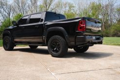 Alternative view of Corsa 25-26 RAM 1500 RHO Crew Cab 3.0L T Cat-Back Dual Rear Exit w/ 5in Single Gun Metal Pro Series