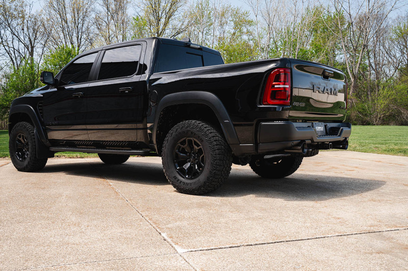 Corsa 25-26 RAM 1500 RHO Crew Cab 3.0L T Cat-Back Dual Rear Exit w/ 5in Single Gun Metal Pro Series - Image 2