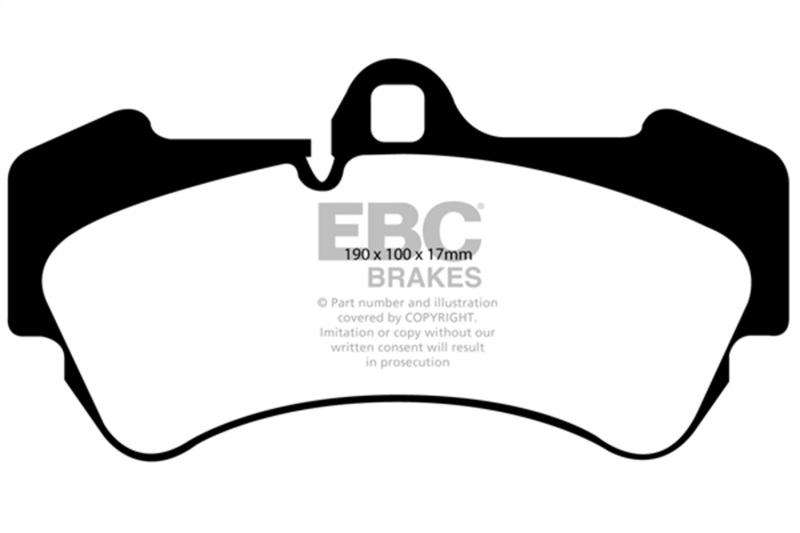 EBC 04-06 Porsche Cayenne 3.2L Bluestuff Front Brake Pads - Image 2