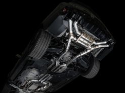 AWE Tuning 2021+ Cadillac CT4-V Blackwing SwitchPath Exhaust - Diamond Black Tips - Image 15