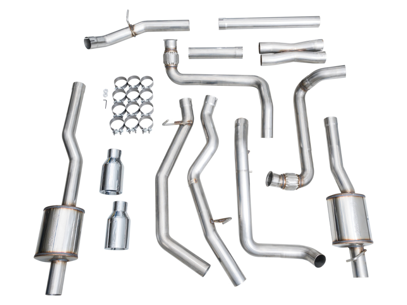 AWE Tuning 2025+ RAM 1500 3.0TT Rebel 0FG Cat-Back Exhaust w/ Chrome Silver Tips - Image 9