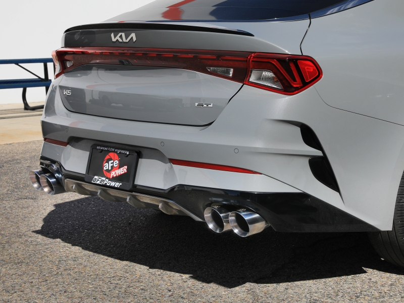 aFe Takeda 21-24 Kia K5 GT L4-2.5L (t) SS Axle-Back Exhaust System w/ Polished Tips - Image 3