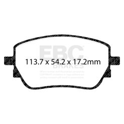 EBC 2020+ Mercedes-Benz GLB250 2.0T Ultimax Rear Brake Pads