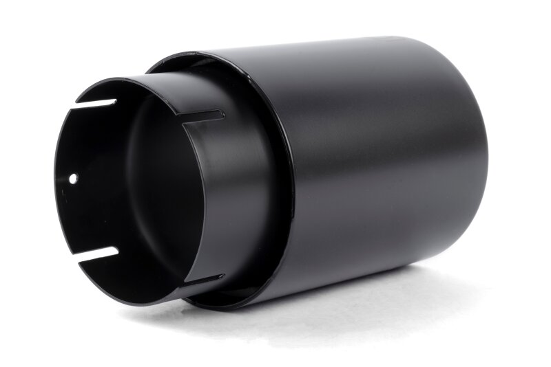 Dinan Double-Walled 4in Clamp-On Exhaust Tip - Black - 4in Outlet / 3.25in Inlet - Image 2