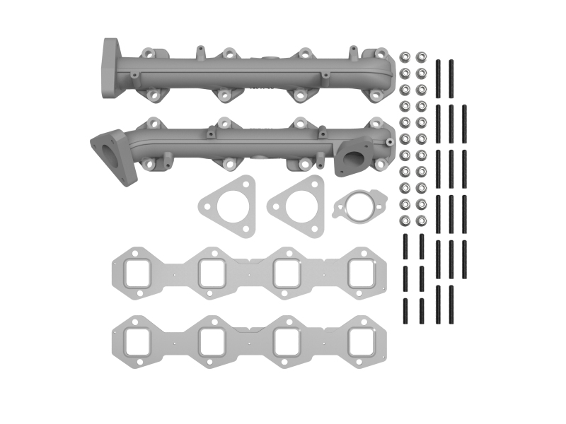 aFe BladeRunner Ported Ductile Iron Exhaust Manifold Ford Diesel Trucks 11-14 V8-6.7L (td) - Image 2