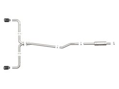 aFe Takeda 2-1/2in 304 SS Cat-Back Exhaust w/ Black Tips 14-18 Mazda 3 L4 2.0L/2.5L - Image 5