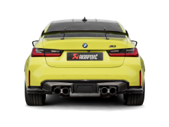 Alternative view of Akrapovic 22+ BMW M3 (G80/G81) / M4 (G82/G83) Slip-On line (Titanium)