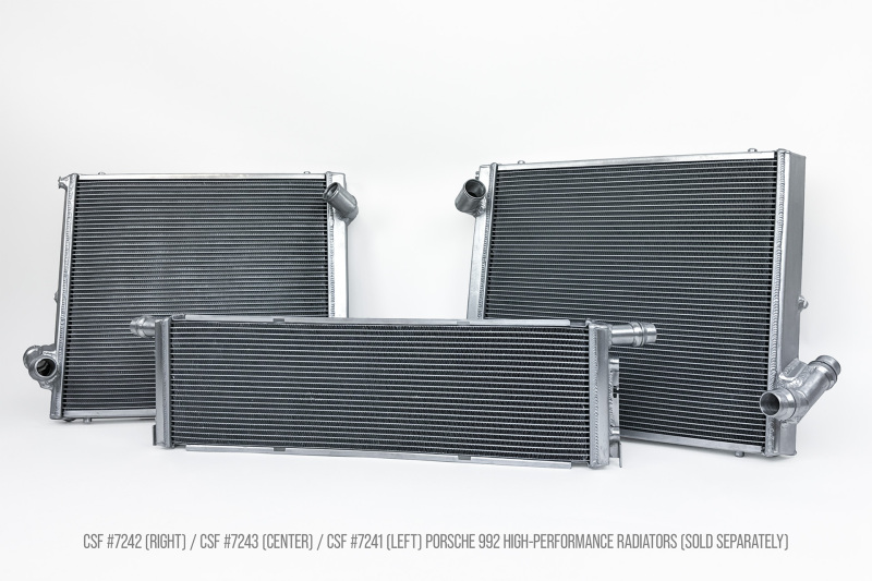 CSF 2019+ 992.1/992.2 Porsche 911(3.0LT Base/T/S/4/4S/GTS/4 GTS) High Perf Right Aluminum Radiator - Image 7