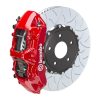 Brembo 99-07 Evo VI/VII/VIII/IXFront GT BBK 6 Piston Cast 350x34 2pc Rotor Slotted Type3-Red