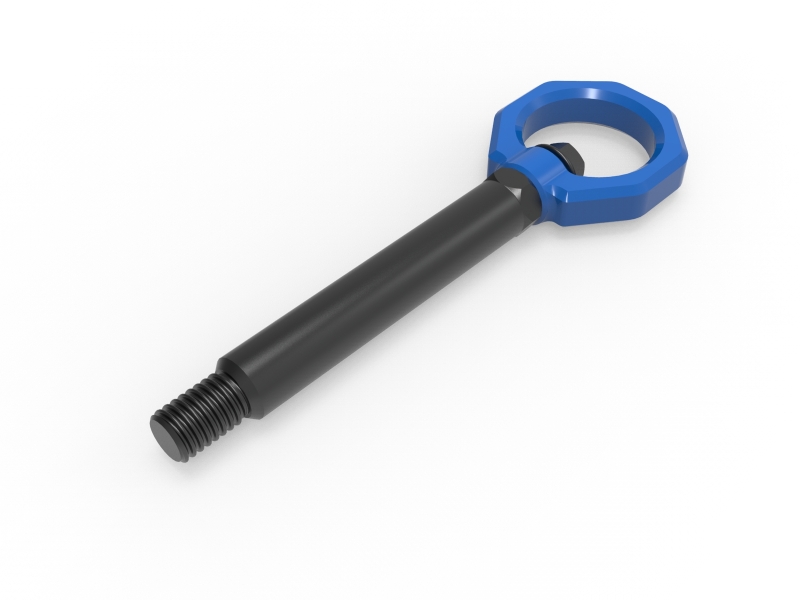aFe 23-25 BMW M2 (G87) CONTROL Front / Rear Tow Hook - Blue - Image 2
