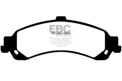 Alternative view of EBC 02 Cadillac Escalade 5.3 (PBR rear caliper) Yellowstuff Rear Brake Pads