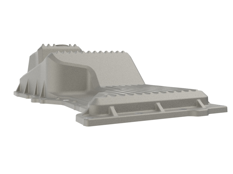 aFe 20-25 GM Trucks Engine Oil Pan - Raw w/ Machined Fins - Image 4