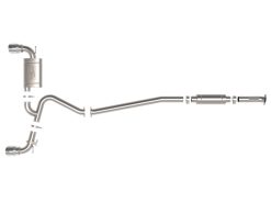Alternative view of aFe 22-23 Hyundai Kona N L4-2.0L (t) Takeda 3in 304 SS Cat-Back Exhaust System w/ Polished Tips