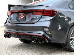 aFe 22-24 Kia Forte GT 1.6L 3in-2.5in 304 Stainless Steel Axle-Back Exhaust w/ Black Tips - Image 3