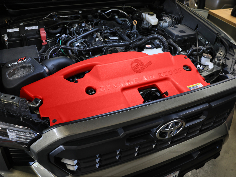 aFe POWER Red Edition Dynamic Air Scoop XL for Intake Kits 50-70119D and 50-70119R - Image 7