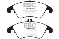 Alternative view of EBC 12+ Mercedes-Benz C250 Coupe 1.8 Turbo Sport Edition Yellowstuff Front Brake Pads