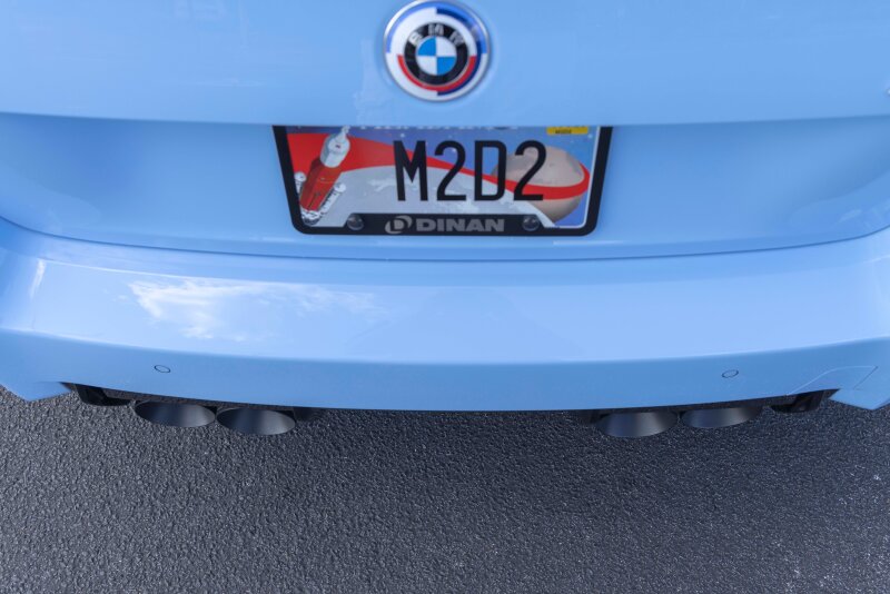 Dinan 23-26 BMW M2 (G87) Valved Axleback Exhaust System - Black Tips - Image 14